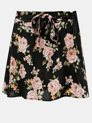 Čierna kvetovaná sukňa Haily´s Tracy