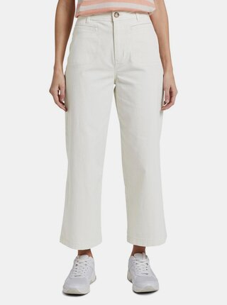 Biele dámske culottes Tom Tailor Denim