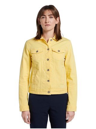 Žltá dámska rifľová bunda Tom Tailor