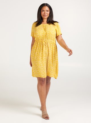 Žlté kvetované šaty Zizzi
