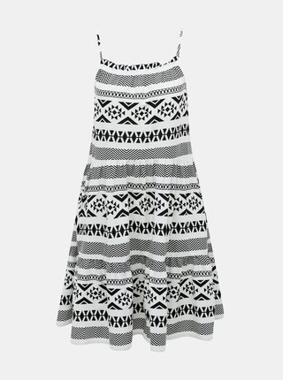 Čierno-biele vzorované šaty ONLY Lucca