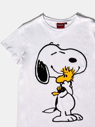 Biele dámske tričko Alcott Snoopy