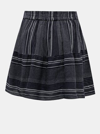 Tmavomodrá vzorovaná sukňa VERO MODA