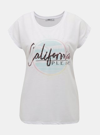 Biele dámske tričko Haily´s Cali