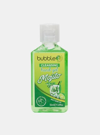 Antibakteriální gel na ruce (70% alkoholu) Bubble T Cosmetics Mojito 50 ml