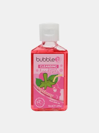 Antibakteriálný gél na ruky (70% alkoholu) Bubble T Cosmetics Raspberry 50 ml