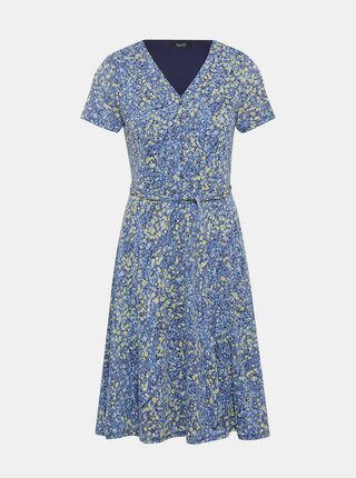 Modré vzorované šaty M&Co