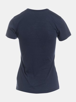 Šedo-modré dámske vzorované tričko SAM 73