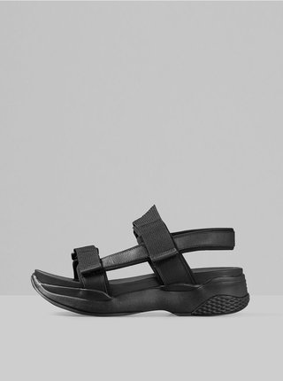 Čierne dámske sandále na platforme Vagabond Lori