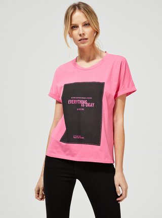Ružové tričko Moodo