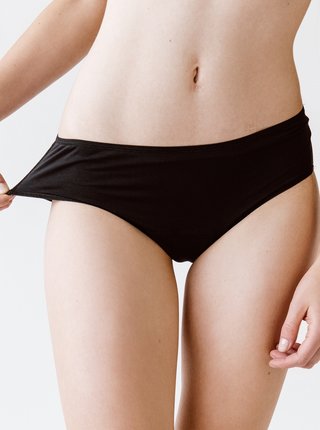 Černé menstruační kalhotky s velkou kapacitou SNUGGS