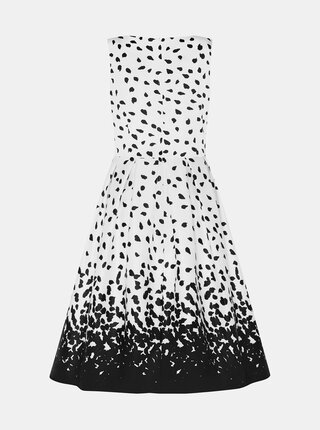 Čierno-biele vzorované šaty Dolly & Dotty