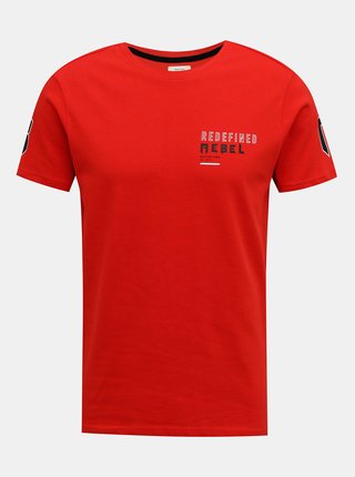 Červené tričko Redefined Rebel