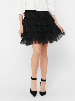 Čierna tylová sukňa ONLY Emilia