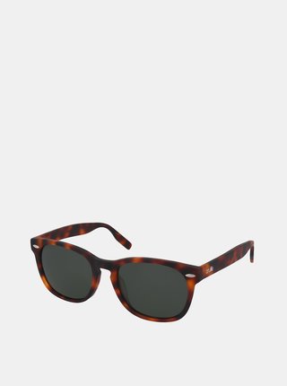 Hnedé vzorované slnečné okuliare Crullé