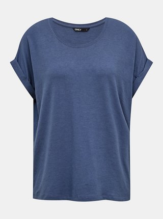 Modré basic tričko ONLY Moster