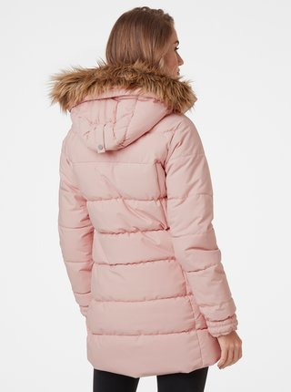 Ružová dámska prešívaná zimná bunda HELLY HANSEN