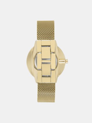 Dámské hodinky s kovovým páskem ve zlaté barvě Nine West
