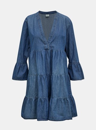 Modré rifľové šaty Jacqueline de Yong Saint