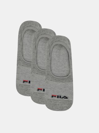 Sada troch párov šedých ponožiek FILA