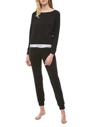 Calvin Klein černá dámská mikina Top Sweatshirt Basic