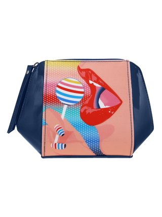 Modrá kosmetická taška Santoro First Class Lounge Lollipop