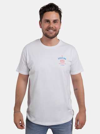 Biele pánske tričko ZOOT Original Svačina od maminky