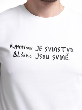 Biele pánske tričko ZOOT Original Kmnismus