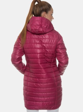 Ružový dámsky prešívaný kabát SAM 73