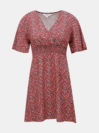 Červené květované šaty Dorothy Perkins Petite
