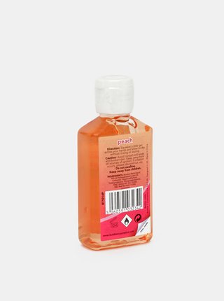 Antibakteriální gel na ruce (70% alkoholu) Bubble T Cosmetics Peach 50 ml