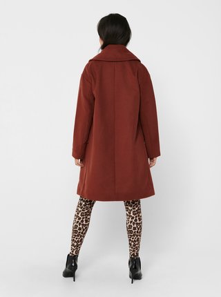 Hnedý kabát Jacqueline de Yong Storm