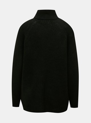 Čierny sveter s rolákom ONLY Jade