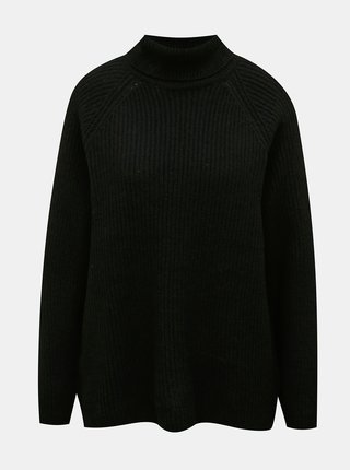 Čierny sveter s rolákom ONLY Jade