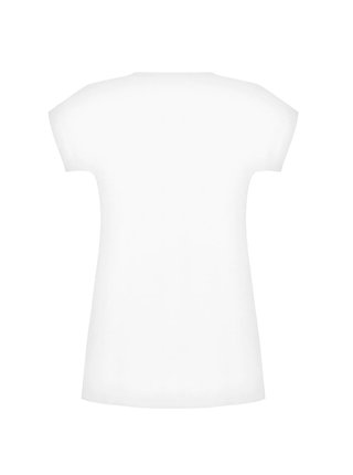 Bílé dámské tričko potiskem Rinascimento