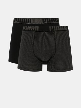 Sada dvou černých boxerek Puma