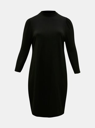 Čierne šaty so stojáčikom ONLY CARMAKOMA Malorca