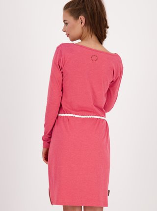 Ružové šaty s opaskom Alife and Kickin