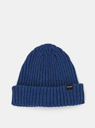 Modrá čiapka Jack & Jones Denny