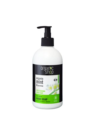 Organic Shop Hydratační tekuté mýdlo na ruce Mátový jasmín 500 ml