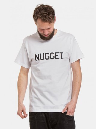 Bílé pánské tričko s potiskem Nugget Logo