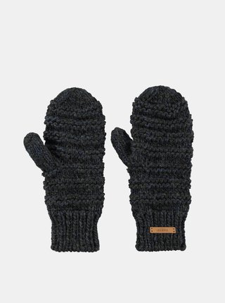 Tmavošedé dámske rukavice s prímesou vlny Barts