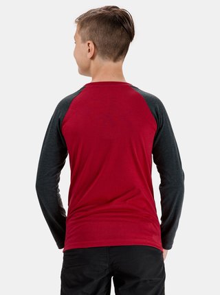 Červené chlapčenské tričko s potlačou SAM 73