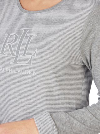 Šedá dámska nočná košeľa Lauren Ralph Lauren
