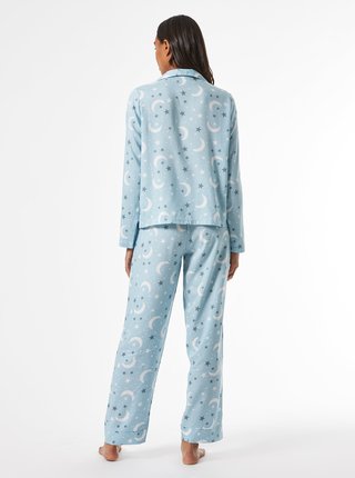 Modré vzorované pyžamo Dorothy Perkins