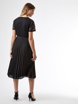 Černé krajkované šaty Dorothy Perkins
