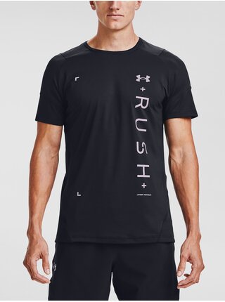 Tričko Under Armour UA RUSH HG 2.0 Graphic SS - černá