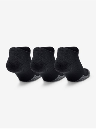 Sada troch párov čiernych ponožiek Heatgear Under Armour.
