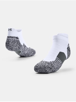 Ponožky Under Armour UA Run Cushion NS Tab - bílá