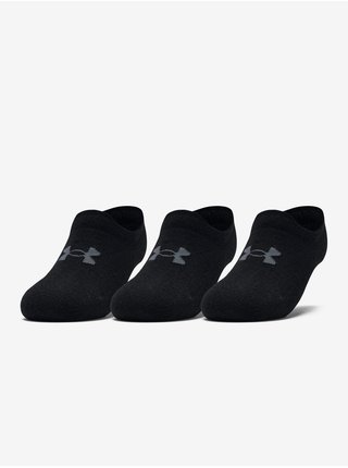 Sada tří párů černých dámských ponožek Ultra Under Armour